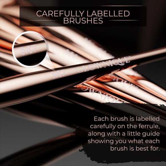 GLOWNIQUE AURA Professional Makeup and Skincare Brush Set - Picture 13 of 17